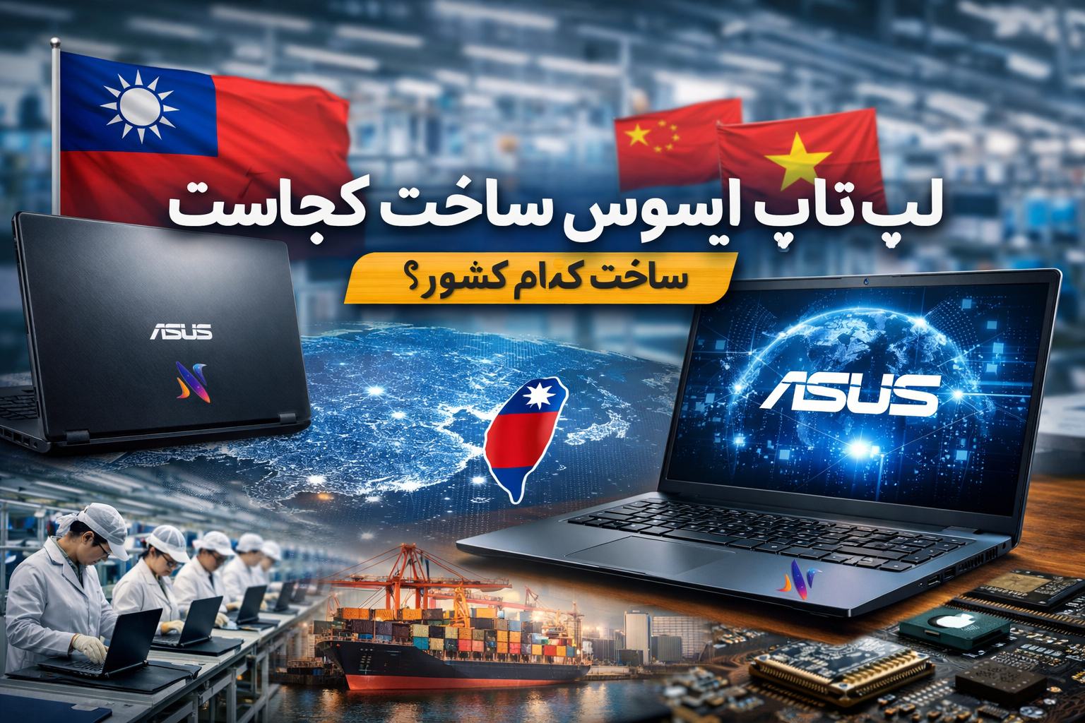 لپ تاپ ایسوس ساخت کجاست