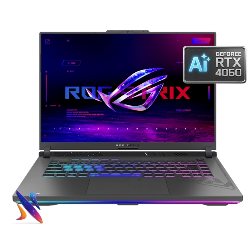 ASUS-ROG-G614JVR-NX1 لپ تاپ 16 اینچی گیمینگ ایسوس Asus ROG Strix G614JVR I9-14900HX 12GB 512GB 8G-RTX4060 Nvidia Graphics 165Hz IPS - Image 1